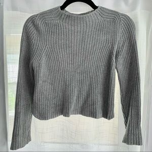 American Apparel Cropped Gray Sweater